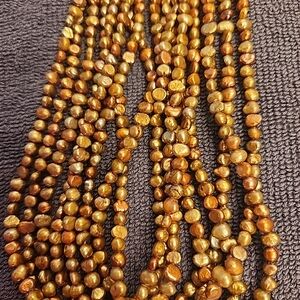 Silpada Copper Pearl 8 strand Necklace